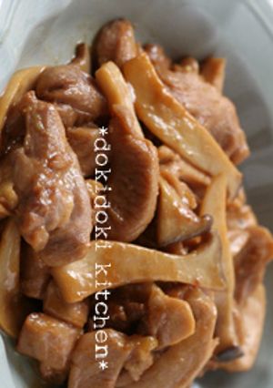 鶏肉とエリンギのわさびバター醤油炒め-レシピのメイン写真