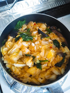 辛ラーメンでもつ鍋-レシピのメイン写真