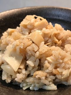 たけのこ煮物リメイクでたけのこご飯★簡単-レシピのメイン写真
