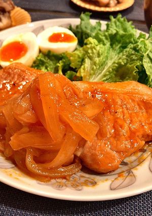 豚ロース厚切りで！簡単！ポークチャップ♩-レシピのメイン写真
