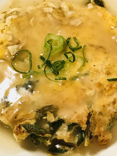 ニンニクの芽をつかった餡かけ玉子焼き-レシピのメイン写真