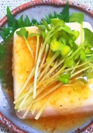 ごまタレ冷奴-レシピのメイン写真