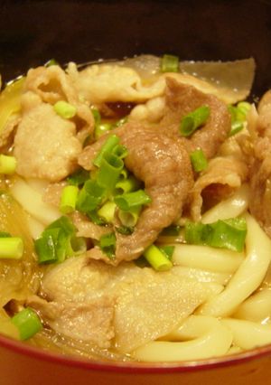 簡単♪半端なお肉で肉うどん-レシピのメイン写真