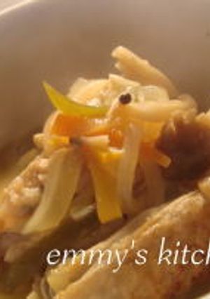 簡単で柔らか♪鶏肉のオレンジ煮-レシピのメイン写真