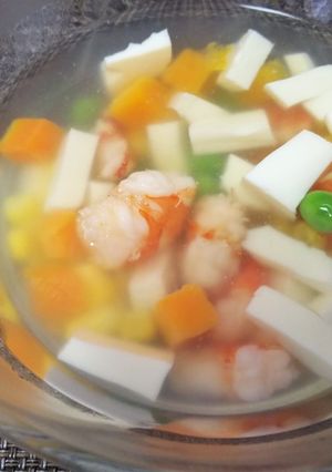 簡単・海老と豆腐のひすい煮-レシピのメイン写真