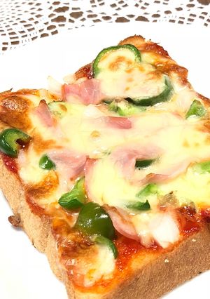 簡単コク旨トースト♪我が家のピザトースト-レシピのメイン写真