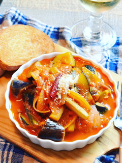 野菜ジュースで簡単コク旨♪ラタトゥイユ☆-レシピのメイン写真