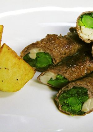 菜の花とエリンギの牛肉ロール-レシピのメイン写真