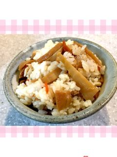 お手軽 たけのこ混ぜご飯-レシピのメイン写真