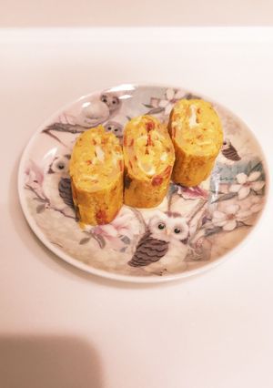 ❁すりおろし人参とカニカマの卵焼き❁-レシピのメイン写真