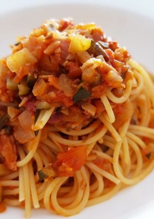 【アレンジ自在】夏野菜のトマトソース-レシピのメイン写真