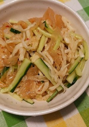切り干し大根と中華クラゲの和え物-レシピのメイン写真