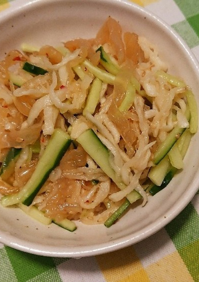 切り干し大根と中華クラゲの和え物-レシピのメイン写真
