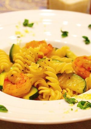 エビとズッキーニのパスタ-レシピのメイン写真
