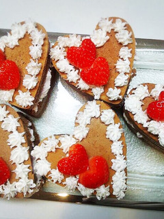 HMで簡単可愛いイチゴのホットケーキ♡-レシピのメイン写真