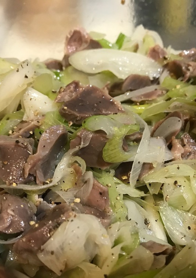砂肝とネギの中華風和え物-レシピのメイン写真