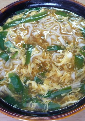 ニラたまあんかけ艶うどん-レシピのメイン写真