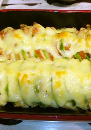 サラダチキンとアボカドのチーズ焼き-レシピのメイン写真