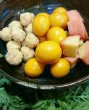 さっぱり♥鶏みんち&鶏きんかん煮