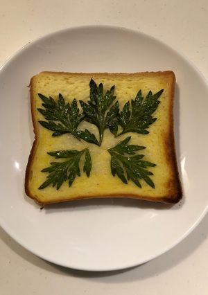 ☘ラクラクよもぎバタートースト☘-レシピのメイン写真