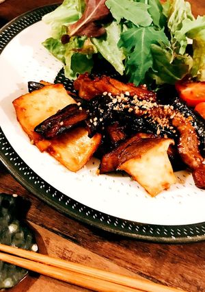 ごはんがススム！豚肉とナスのピリ辛炒め-レシピのメイン写真