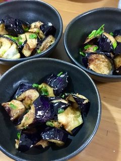 揚げナスのぽん酢浸し-レシピのメイン写真