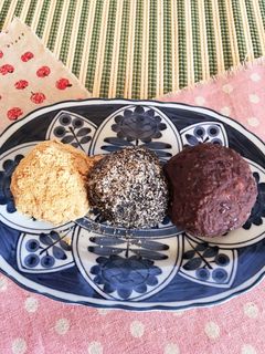 三色おはぎ-レシピのメイン写真