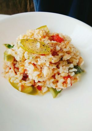 アスパラとチーズのリゾット-レシピのメイン写真