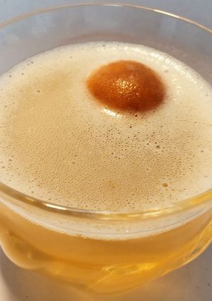 あんずソーダ　杏酵母＋炭酸水-レシピのメイン写真