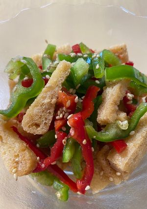 ピーマンとアゲのサラダ🥗-レシピのメイン写真