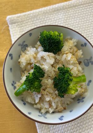 ツナのミルク炊き込みご飯-レシピのメイン写真