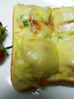 簡単!栄養満点◎ピザ風トースト-レシピのメイン写真