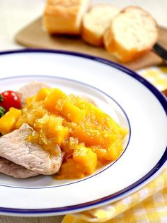 豚肉のソテーマンゴーソース-レシピのメイン写真
