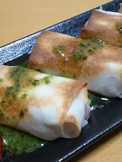 ノンオイル♪カプレーゼ 春巻き-レシピのメイン写真