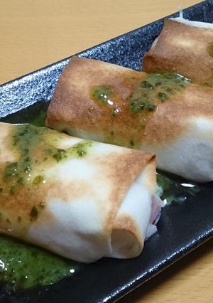 ノンオイル♪カプレーゼ 春巻き-レシピのメイン写真