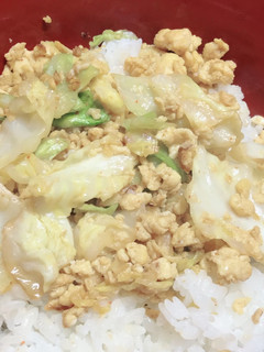キャベツと卵の甘辛丼-レシピのメイン写真