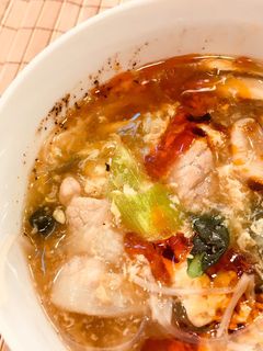 サンラー春雨スープ-レシピのメイン写真