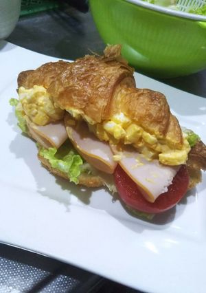 クロワッサンサンド-レシピのメイン写真