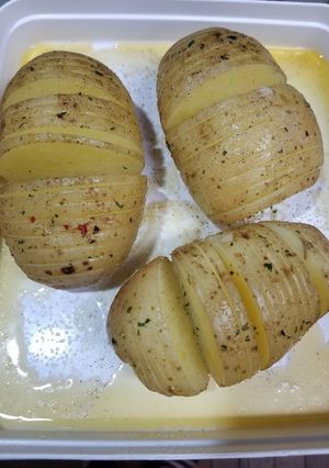 グルラボでハッセルバックポテトです。-レシピのメイン写真