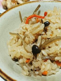 :)炊き込みご飯-レシピのメイン写真