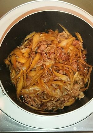 豚肉とゴボウのしぐれ煮-レシピのメイン写真