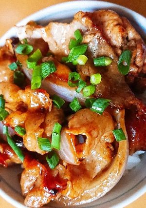 豚バラ肉で簡単スタミナ丼♪-レシピのメイン写真