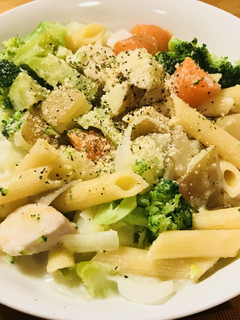 シチュー風☆野菜たっぷりのクリームパスタ-レシピのメイン写真