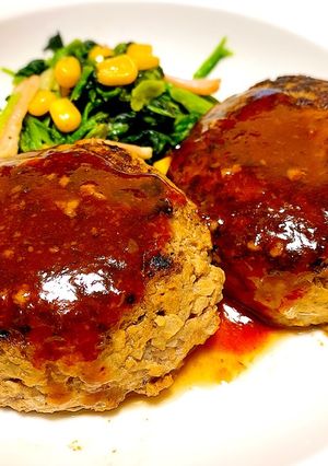 簡単手作りハンバーグ♡-レシピのメイン写真