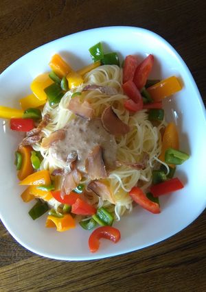 佐渡特産品で冷製パスタ-レシピのメイン写真