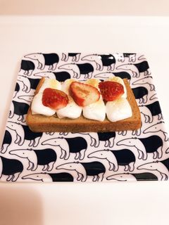 ❁いちごマシュマロシナモントースト❁-レシピのメイン写真
