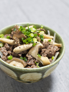 きのこのサッパリ牛丼-レシピのメイン写真