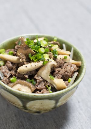 きのこのサッパリ牛丼-レシピのメイン写真