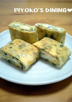 栄養たっぷり♫♬大葉としらすの卵焼き-レシピのメイン写真