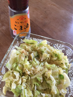 ごま油香る♪キャベツのレモンナムル-レシピのメイン写真